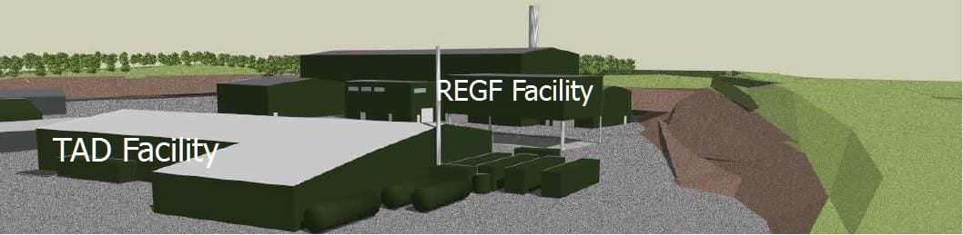 Pebble Hall TAD & REGF facility sketch up diagram