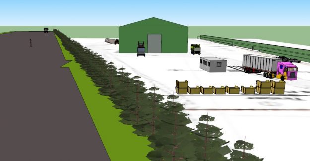 Waste transfer station